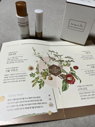 더사가오브수 [사가수] 효혜윤 보태니컬 에너지 에센스인로션 20ml /아이포올 스틱 3g — 5점을 준 리뷰어가 2023년 3월 올린 사용 사진