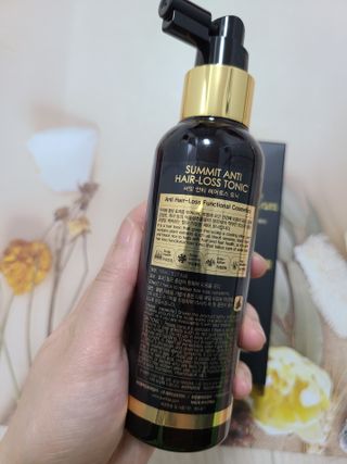 썸헤어 / SUMHAIR 썸헤어 써밋 안티 헤어로스 토닉 — 5점을 준 리뷰어가 2021년 7월 올린 사용 사진