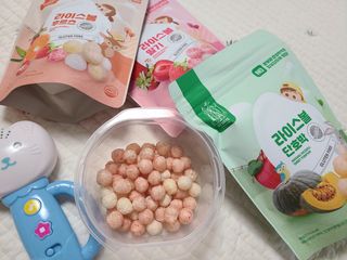 아비삭라이스볼 3종 /딸기,후르츠,단호박 — 3점을 준 리뷰어가 2021년 5월 올린 사용 사진