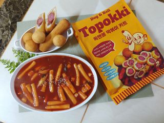 Dog&Ball 독앤볼 독앤볼 떡볶이 키트 — 5점을 준 리뷰어가 2021년 12월 올린 사용 사진