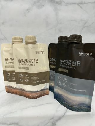 일일하우 슬리밍 플랜B 고소한 귀리맛, 진한 카카오맛 (체중조절식) — 5점을 준 리뷰어가 2023년 8월 올린 사용 사진