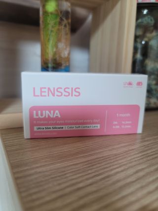 렌시스 LENSSIS [ 렌시스 ] 영롱한 색감의 혼혈렌즈 ＃루나시리즈 1개월용 ｜ 3컬러 중 택1 ｜ — 4점을 준 리뷰어가 2021년 7월 올린 사용 사진