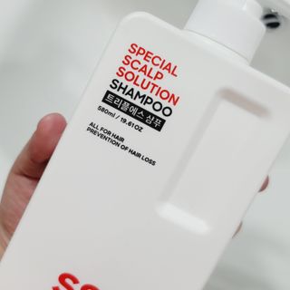 트리플에스 탈모 샴푸 580ml + 실크 트리트먼트 580ml — 5점을 준 리뷰어가 2021년 5월 올린 사용 사진