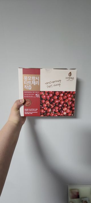 자연에온 몽모랑시 타트체리 착즙 100mL 10개입 2BOX — 5점을 준 리뷰어가 2021년 1월 올린 사용 사진