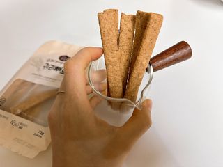 밸런스 다이어트랩 밸다랩 발아통밀 수제간식 살빼로 70g X 5봉 — 5점을 준 리뷰어가 2023년 4월 올린 사용 사진