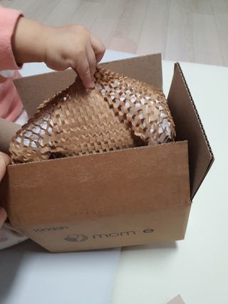 mom e 맘이 내추럴 베이비 케어 샴푸앤바스+로션 — 5점을 준 리뷰어가 2021년 1월 올린 사용 사진