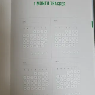 리훈 2023년 아이라이크 모눈 다이어리 미니달력 세트 — 5점을 준 리뷰어가 2022년 11월 올린 사용 사진