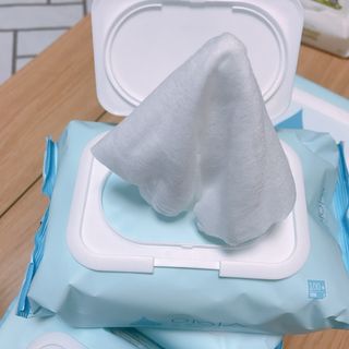 아이수 블루니 몬스터 아기 물티슈 — 5점을 준 리뷰어가 2020년 12월 올린 사용 사진