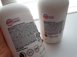 mom e 맘이 내추럴 베이비 케어 샴푸앤바스+로션 — 5점을 준 리뷰어가 2021년 1월 올린 사용 사진