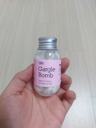 일오오오 3초 고체가글 가글밤 32정 — 4점을 준 리뷰어가 2022년 7월 올린 사용 사진