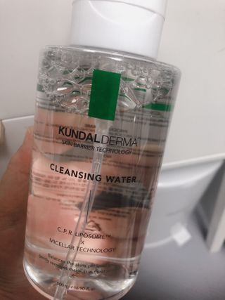 쿤달더마 C.P.R. 시카 pH밸런싱 클렌징 워터 500ml — 5점을 준 리뷰어가 2021년 1월 올린 사용 사진