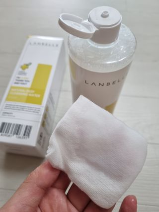 랑벨 내츄럴 딥 클렌징 워터 500ml — 5점을 준 리뷰어가 2022년 6월 올린 사용 사진