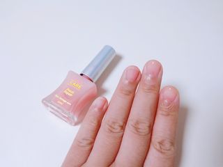 젤리핏 피치리페어 10ml 피치 컬러영양제 효과있는 손톱강화제 — 5점을 준 리뷰어가 2022년 7월 올린 사용 사진