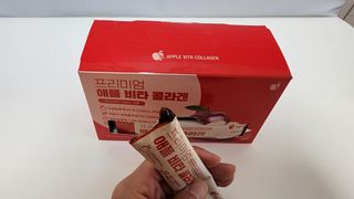소담스퀘어 상암 [애플트리] 프리미엄 애플 비타 콜라겐 — 4점을 준 리뷰어가 2022년 12월 올린 사용 사진