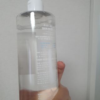 김정문알로에 큐어 큐어 알로에 워터 젤리 토너 500ml — 5점을 준 리뷰어가 2021년 4월 올린 사용 사진