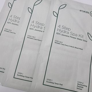 태그스킨 4스텝 주름개선 피부미백 영양 마스크팩 3개 세트(최신버전) — 5점을 준 리뷰어가 2022년 3월 올린 사용 사진