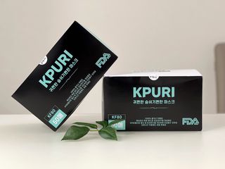 케이퓨리 KF80 덴탈 귀편한 숨쉬기편한 마스크 50매 — 5점을 준 리뷰어가 2022년 10월 올린 사용 사진