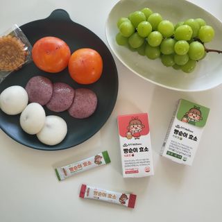 아이비웰니스 빵순이 효소 키위맛 7포 + 석류맛 7포 (총 14포, 2주분) — 5점을 준 리뷰어가 2022년 10월 올린 사용 사진