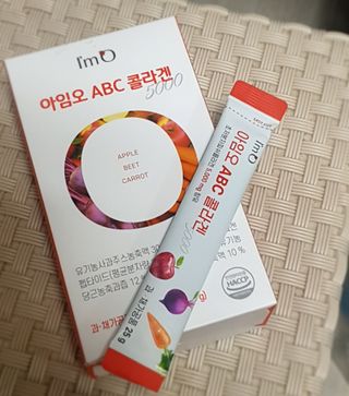 아임오 ABC 콜라겐 젤리 14포 — 5점을 준 리뷰어가 2021년 11월 올린 사용 사진