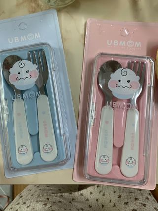 유비맘 스푼포크 케이스 세트 1+1 _컬러랜덤 발송 — 5점을 준 리뷰어가 2021년 1월 올린 사용 사진