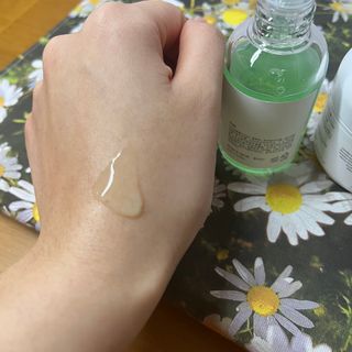 [녹산] 그린 솔루션 멀티 수분 앰플 + 그린 솔루션 멀티 수분크림 — 5점을 준 리뷰어가 2022년 11월 올린 사용 사진