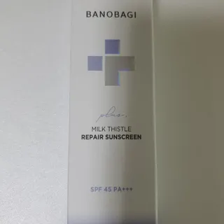 바노바기 코스메틱 바노바기 밀크씨슬 리페어 시카 선스크린 플러스 50ml — 5점을 준 리뷰어가 2023년 3월 올린 사용 사진