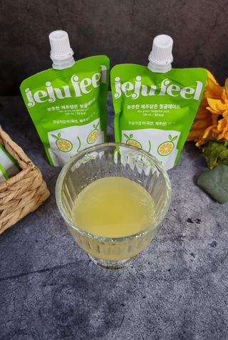 JEJUFEEL 풋풋한 제주담은 청귤에이드 — 5점을 준 리뷰어가 2022년 10월 올린 사용 사진