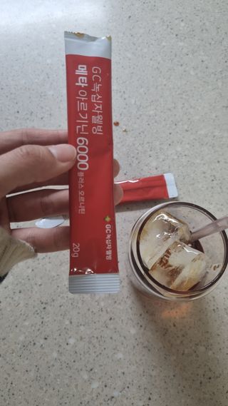 메타아르기닌 GC녹십자웰빙 메타 아르기닌 6000 플러스 오르니틴 — 5점을 준 리뷰어가 2022년 4월 올린 사용 사진