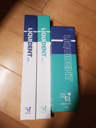 리퀴덴트 오랄케어 온가족용 리퀴덴트 더더 오랄케어 무불소 치약 + 임상시험완료 이중 미세 엠보싱 칫솔 올데이세트 — 5점을 준 리뷰어가 2020년 12월 올린 사용 사진