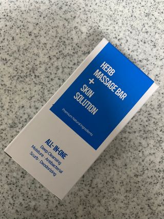 제이제이바이오 허브마사지바 올인원 알약비누 — 5점을 준 리뷰어가 2022년 3월 올린 사용 사진