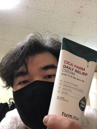 팜스테이  시카팜 데일리 릴리프 크림 — 5점을 준 리뷰어가 2022년 11월 올린 사용 사진