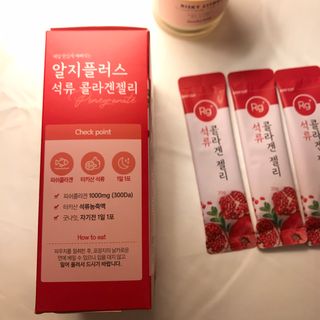함초록 Rg+ 석류콜라겐젤리 — 5점을 준 리뷰어가 2021년 3월 올린 사용 사진