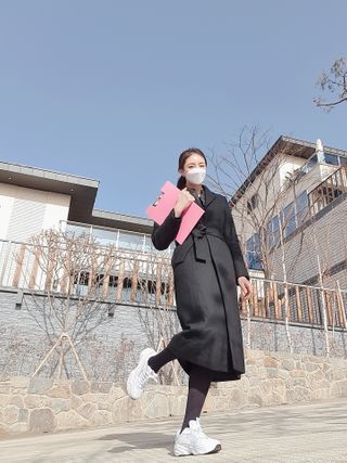 풋테크 지압신발 풋테크 건강 지압 운동화 FT20 — 5점을 준 리뷰어가 2021년 1월 올린 사용 사진