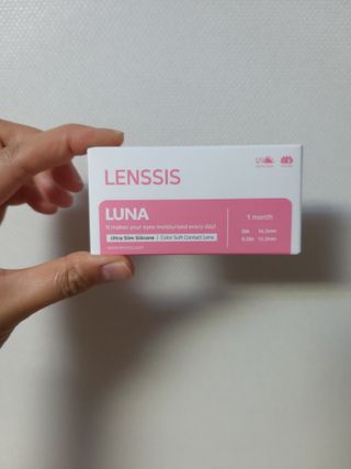 렌시스 LENSSIS [ 렌시스 ] 영롱한 색감의 혼혈렌즈 ＃루나시리즈 1개월용 ｜ 3컬러 중 택1 ｜ — 5점을 준 리뷰어가 2021년 6월 올린 사용 사진