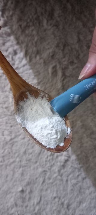 클린24시간 슬림앤유산균 1박스 (3.5g X 15포) — 5점을 준 리뷰어가 2022년 11월 올린 사용 사진