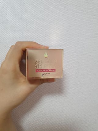 아이앤립 / EYENLIP 아이앤립 24K 골드 N 펩타이드 앰플 크림 — 5점을 준 리뷰어가 2021년 3월 올린 사용 사진