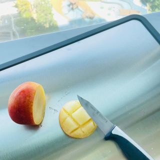 스탠서드16 스테인리스 316 양면 도마 — 5점을 준 리뷰어가 2022년 8월 올린 사용 사진