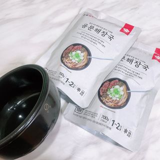 요리반상회 용문해장국 2팩 + 뚝배기 1개 — 5점을 준 리뷰어가 2021년 3월 올린 사용 사진