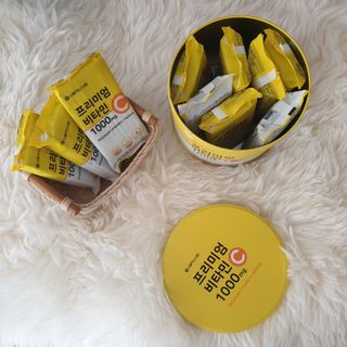 서울약사신협 프리미엄비타민C1000_2.5G x 100포 — 5점을 준 리뷰어가 2020년 12월 올린 사용 사진