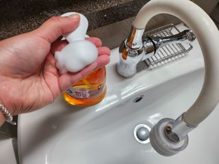 오쎄 메디버블 핸드워시폼 500ml 1+1 — 4점을 준 리뷰어가 2023년 4월 올린 사용 사진