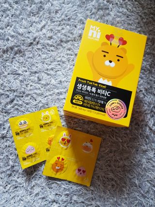 일동제약 마이니 마이니 생생톡톡비타C — 5점을 준 리뷰어가 2021년 2월 올린 사용 사진