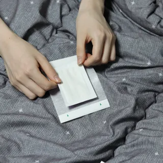 [레제르] 아로마 수액패치 발패치 30매입 -라벤더향/유칼립투스향/대나무향 — 5점을 준 리뷰어가 2022년 4월 올린 사용 사진