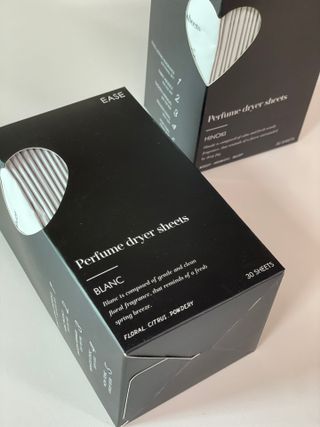 [이즈라이프코스메틱] 퍼퓸 드라이어 시트 히노끼향  or 블랑향 2중 택1 30매 — 3점을 준 리뷰어가 2021년 5월 올린 사용 사진