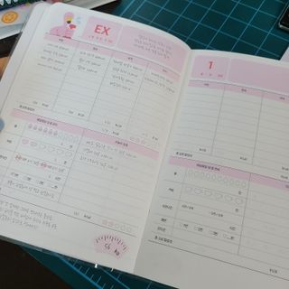 리훈 하밍이와 함께하는 숨은라인찾기 다이어트 플래너 — 4점을 준 리뷰어가 2021년 4월 올린 사용 사진