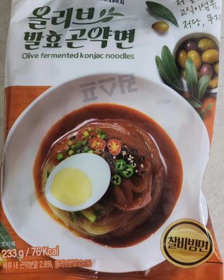 클린24시간 올리브 발효곤약면 찰비빔면 1세트-(3봉) — 4점을 준 리뷰어가 2023년 12월 올린 사용 사진