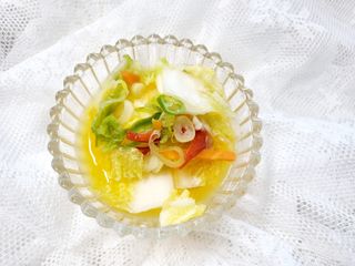 셰프애찬 단호박 백김치 1kg — 4.5점을 준 리뷰어가 2022년 10월 올린 사용 사진