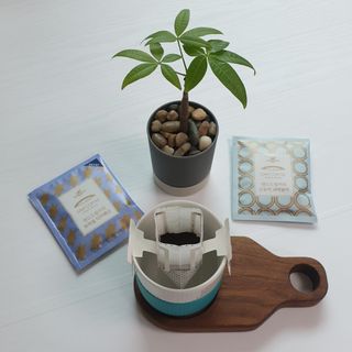 (주)쟈뎅 쟈뎅 클래스 핸드 드립 커피 10P 2종_디카페인 1종+랜덤 플레이버 1종 — 5점을 준 리뷰어가 2021년 4월 올린 사용 사진