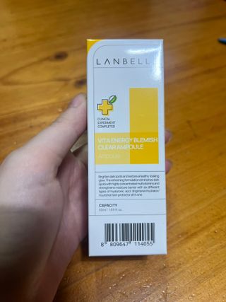 랑벨 비타 에너지 잡티 앰플 50ml 고농축 비타민, 저자극, 수분 촉촉, 미백 앰플 — 5점을 준 리뷰어가 2022년 4월 올린 사용 사진
