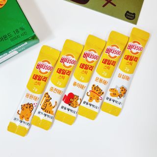 광동생활건강 [광동] 비타500데일리스틱  ★빼빼로데이★ 30포+70포+ 뚱랑이스티커+빼빼로+쇼핑백 — 5점을 준 리뷰어가 2022년 11월 올린 사용 사진