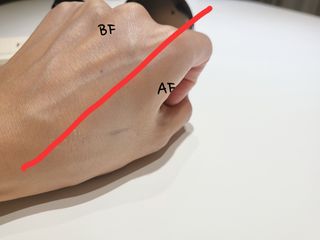 하멜 비건 아쿠아 글로우 제로핏 쿠션 — 4점을 준 리뷰어가 2022년 8월 올린 사용 사진